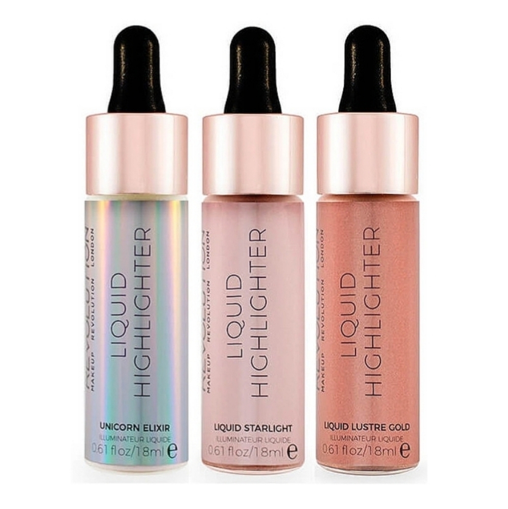 Bundle: Makeup Revolution Liquid Highlighter‎ - Various Shades x8